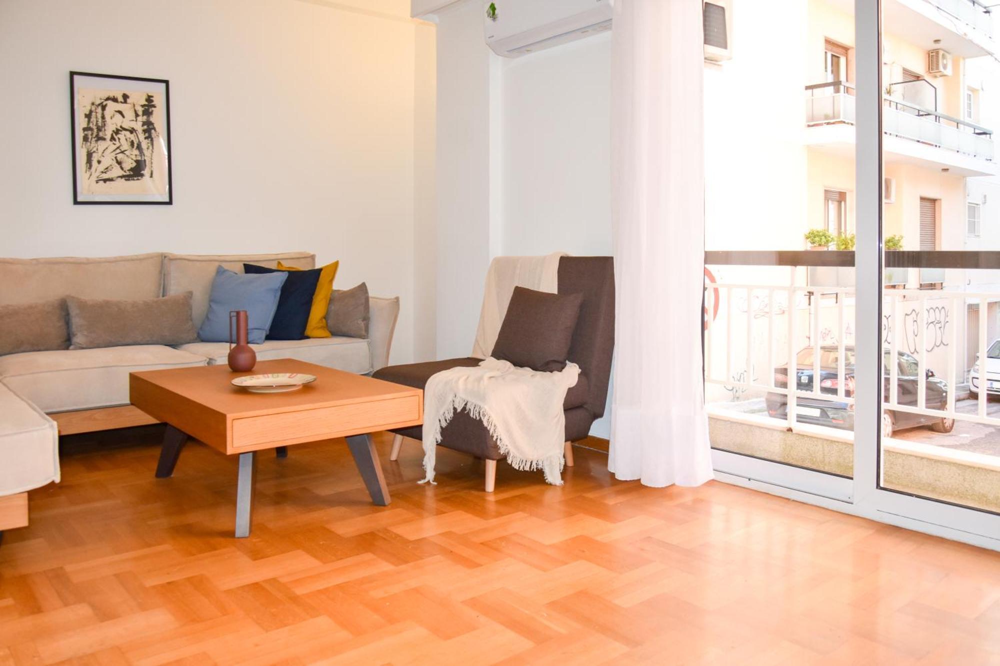 Spacious Modern Apartment In Pagkrati Athens Luaran gambar
